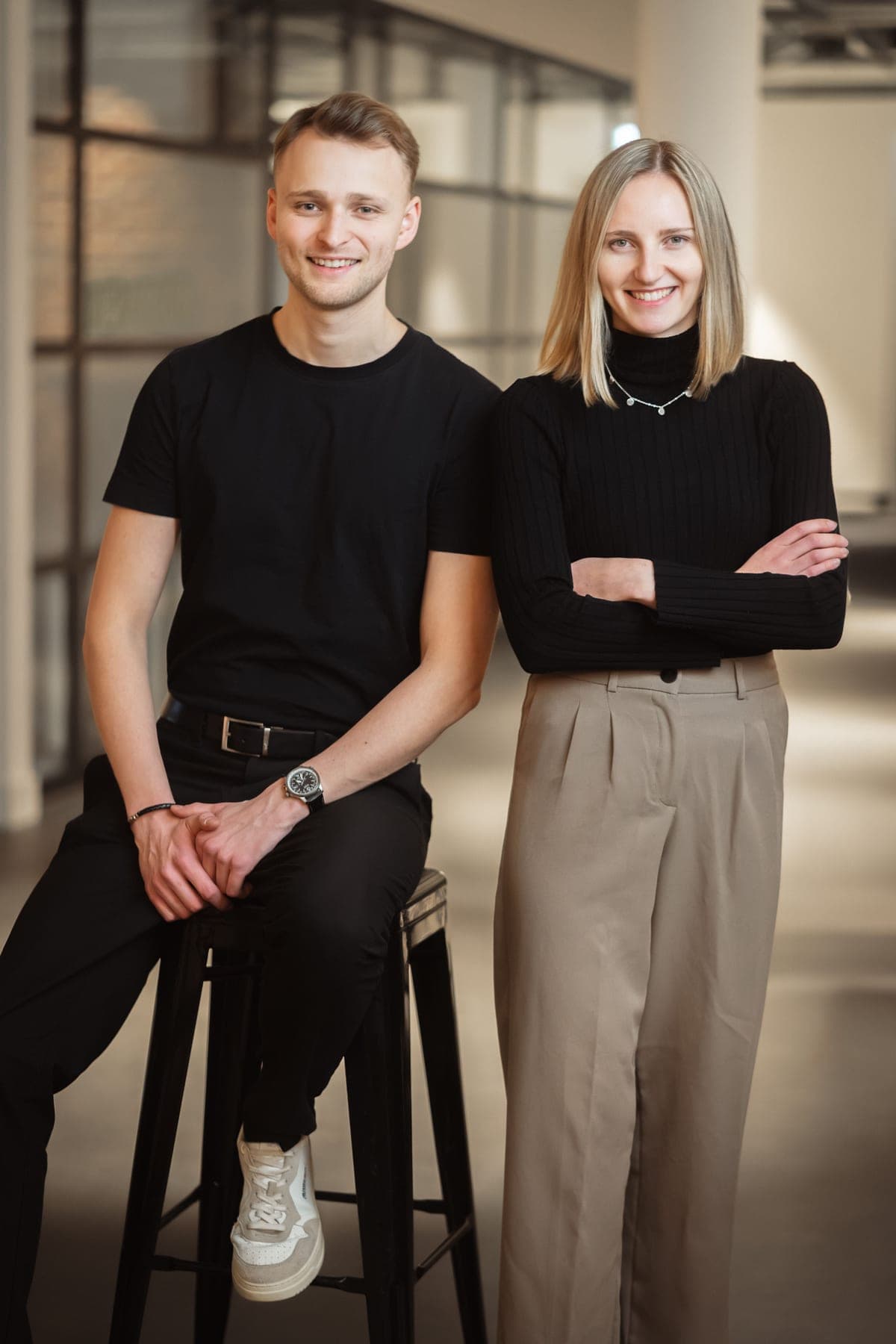 Die Gründer Tom Döring und Joana Beste